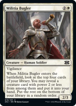 Photo1: Militia Bugler 【ENG】 [2X2-White-C]