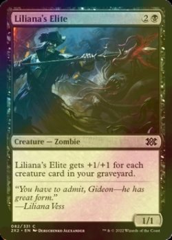 Photo1: [FOIL] Liliana's Elite 【ENG】 [2X2-Black-C]
