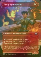 [FOIL] Young Pyromancer (Borderless) 【ENG】 [2X2-Red-U]