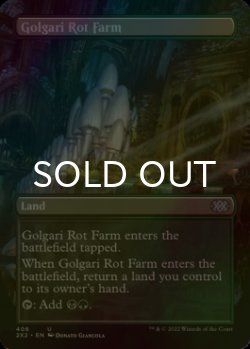 Photo1: [FOIL] Golgari Rot Farm (Borderless) 【ENG】 [2X2-Land-U]