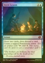 [FOIL] Stern Lesson 【ENG】 [BRO-Blue-C]
