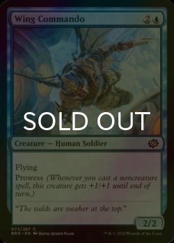 Photo1: [FOIL] Wing Commando 【ENG】 [BRO-Blue-C]