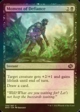 [FOIL] Moment of Defiance 【ENG】 [BRO-Black-C]