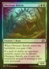 [FOIL] Obstinate Baloth 【ENG】 [BRO-Green-U]