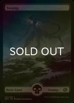 Photo1: [FOIL] Swamp No.282 (Full-Art) 【ENG】 [BRO-Land-C]