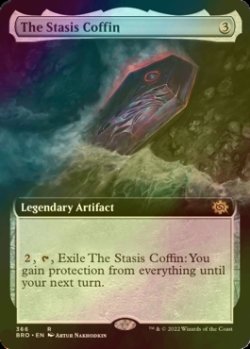 Photo1: [FOIL] The Stasis Coffin (Extended Art) 【ENG】 [BRO-Artifact-R]