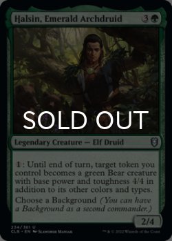 Photo1: Halsin, Emerald Archdruid 【ENG】 [CLB-Green-U]