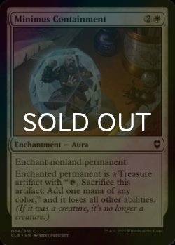 Photo1: [FOIL] Minimus Containment 【ENG】 [CLB-White-C]
