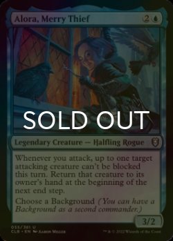 Photo1: [FOIL] Alora, Merry Thief 【ENG】 [CLB-Blue-U]