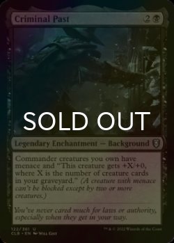 Photo1: [FOIL] Criminal Past 【ENG】 [CLB-Black-U]