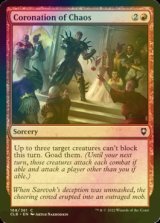 [FOIL] Coronation of Chaos 【ENG】 [CLB-Red-C]
