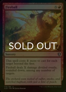 Photo1: [FOIL] Fireball 【ENG】 [CLB-Red-U]