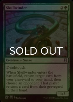 Photo1: [FOIL] Skullwinder 【ENG】 [CLB-Green-U]