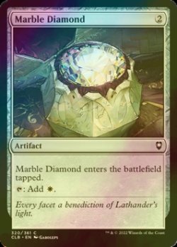 Photo1: [FOIL] Marble Diamond 【ENG】 [CLB-Artifact-C]