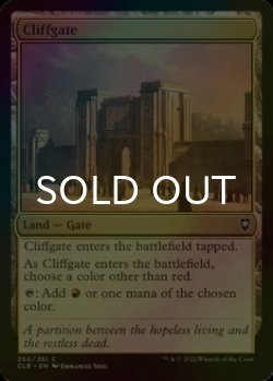 Photo1: [FOIL] Cliffgate 【ENG】 [CLB-Land-C]