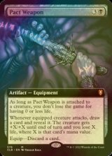 [FOIL] Pact Weapon (Extended Art) 【ENG】 [CLB-Black-MR]