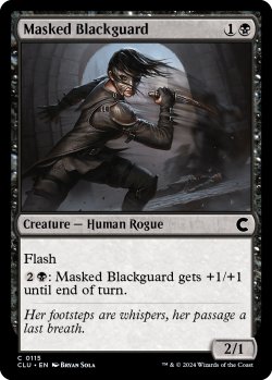 Photo1: Masked Blackguard 【ENG】 [CLU-Black-C]