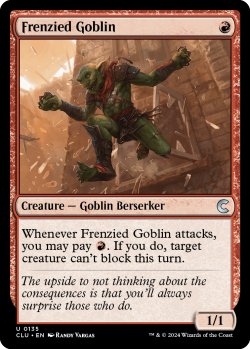 Photo1: Frenzied Goblin 【ENG】 [CLU-Red-U]