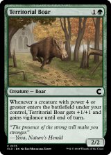 Territorial Boar 【ENG】 [CLU-Green-C]