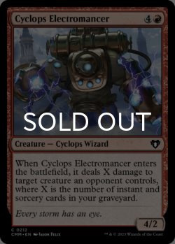 Photo1: Cyclops Electromancer 【ENG】 [CMM-Red-C]