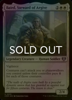 Photo1: [FOIL] Baird, Steward of Argive 【ENG】 [CMM-White-U]