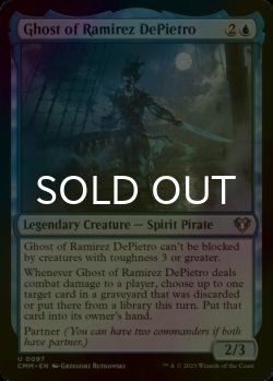 Photo1: [FOIL] Ghost of Ramirez DePietro 【ENG】 [CMM-Blue-U]