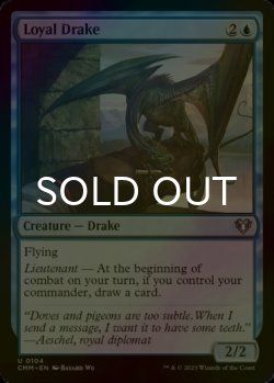 Photo1: [FOIL] Loyal Drake 【ENG】 [CMM-Blue-U]
