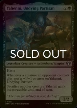 Photo1: [FOIL] Yahenni, Undying Partisan 【ENG】 [CMM-Black-U]