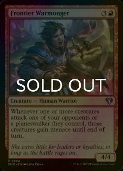 Photo1: [FOIL] Frontier Warmonger 【ENG】 [CMM-Red-U]