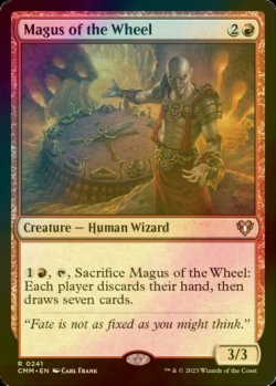Photo1: [FOIL] Magus of the Wheel 【ENG】 [CMM-Red-R]