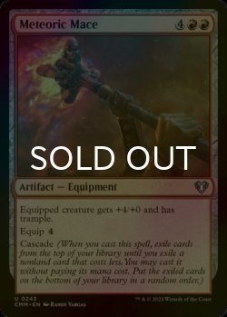 Photo1: [FOIL] Meteoric Mace 【ENG】 [CMM-Red-U]