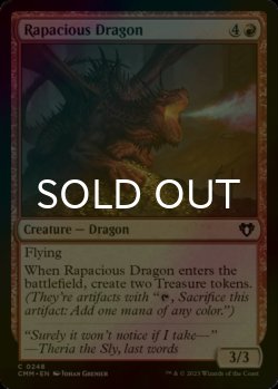 Photo1: [FOIL] Rapacious Dragon 【ENG】 [CMM-Red-C]