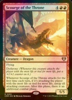 Photo1: [FOIL] Scourge of the Throne 【ENG】 [CMM-Red-R]