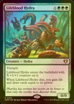 Photo1: [FOIL] Lifeblood Hydra 【ENG】 [CMM-Green-R]