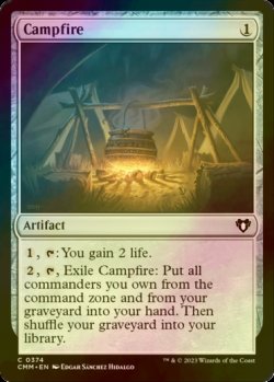 Photo1: [FOIL] Campfire 【ENG】 [CMM-Artifact-C]
