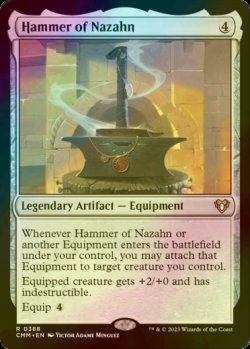 Photo1: [FOIL] Hammer of Nazahn 【ENG】 [CMM-Artifact-R]