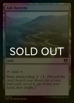 Photo1: [FOIL] Ash Barrens 【ENG】 [CMM-Land-C]
