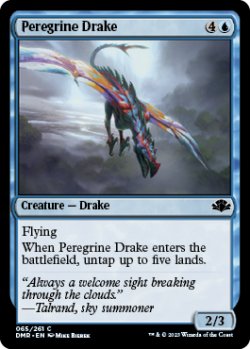 Photo1: Peregrine Drake 【ENG】 [DMR-Blue-C]