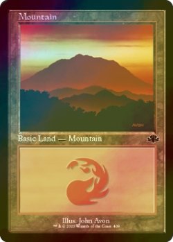 Photo1: [FOIL] Mountain No.409 (Retro Frame) 【ENG】 [DMR-Land-C]