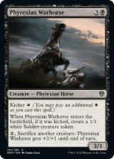Phyrexian Warhorse 【ENG】 [DMU-Black-C]