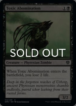 Photo1: Toxic Abomination 【ENG】 [DMU-Black-C]