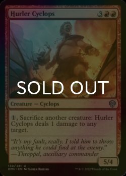 Photo1: [FOIL] Hurler Cyclops 【ENG】 [DMU-Red-U]