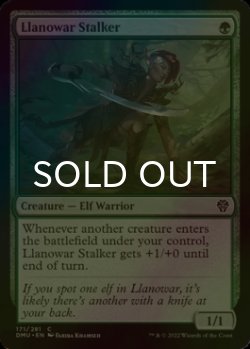Photo1: [FOIL] Llanowar Stalker 【ENG】 [DMU-Green-C]