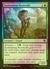 [FOIL] Sunbathing Rootwalla 【ENG】 [DMU-Green-C]