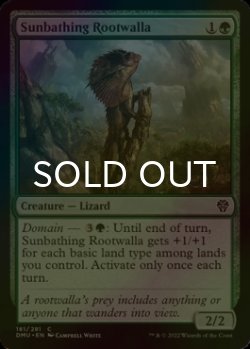 Photo1: [FOIL] Sunbathing Rootwalla 【ENG】 [DMU-Green-C]