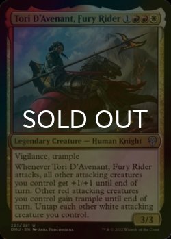 Photo1: [FOIL] Tori D'Avenant, Fury Rider 【ENG】 [DMU-Multi-U]