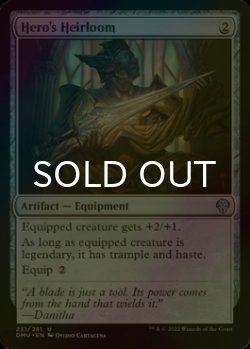 Photo1: [FOIL] Hero's Heirloom 【ENG】 [DMU-Artifact-U]