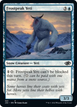 Photo1: Frostpeak Yeti 【ENG】 [J22-Blue-C]