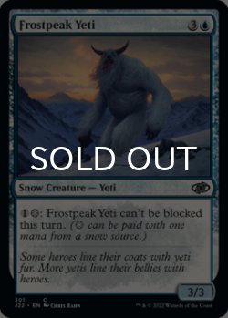 Photo1: Frostpeak Yeti 【ENG】 [J22-Blue-C]