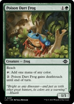 Photo1: Poison Dart Frog 【ENG】 [LCI-Green-C]